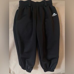 Adidas Kids Black baseball pants